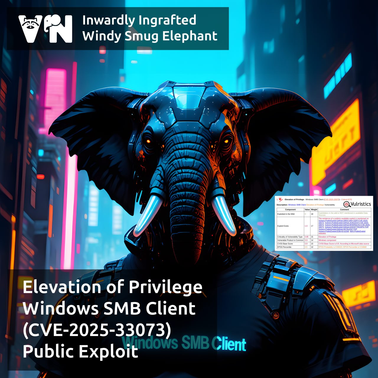 Про уязвимость Elevation of Privilege - Windows SMB Client (CVE-2025-33073)