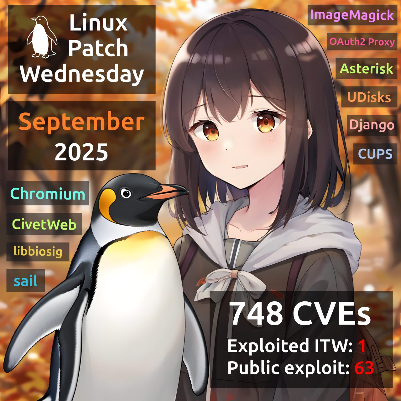 Сентябрьский Linux Patch Wednesday