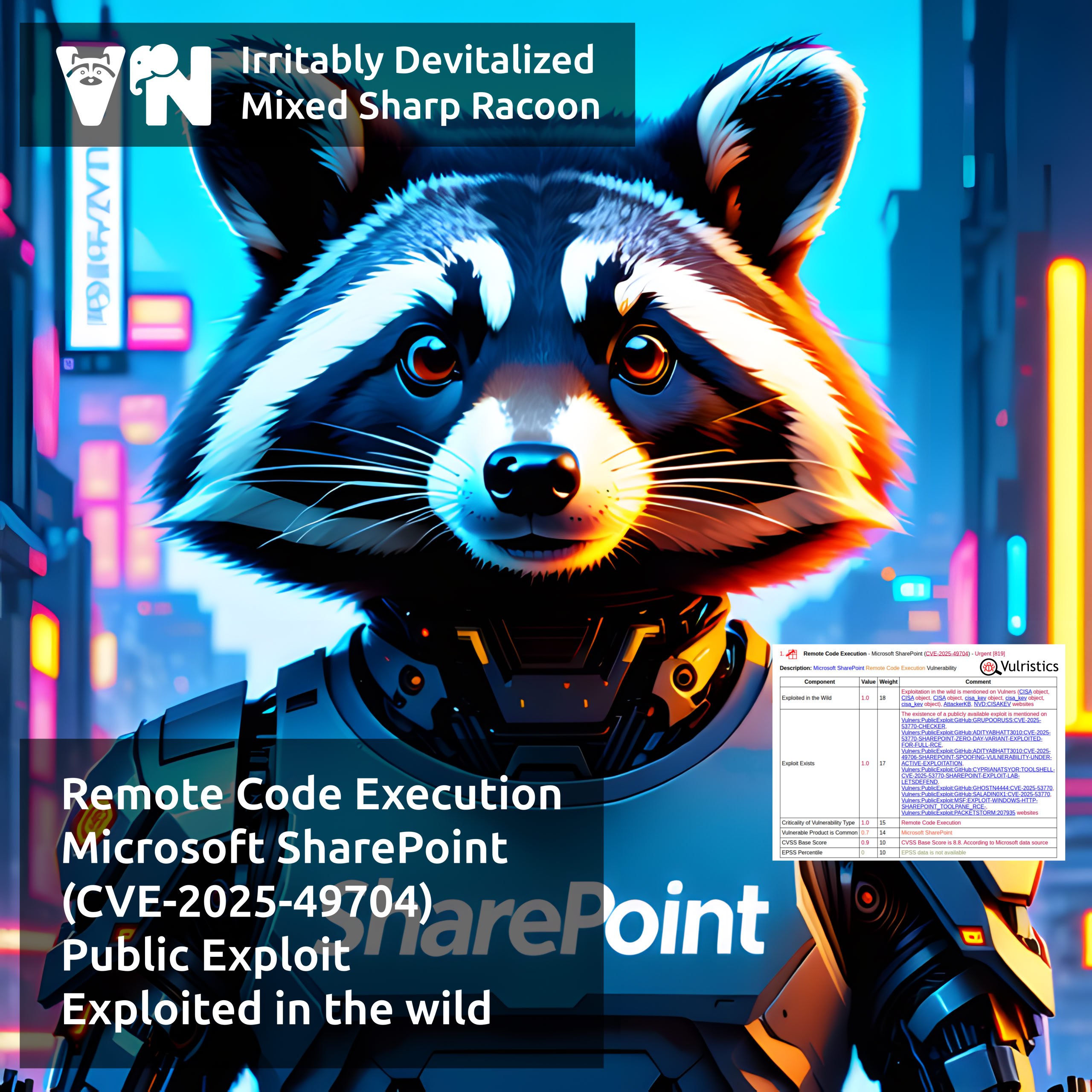 Про уязвимость Remote Code Execution - Microsoft SharePoint ToolShell (CVE-2025-49704)