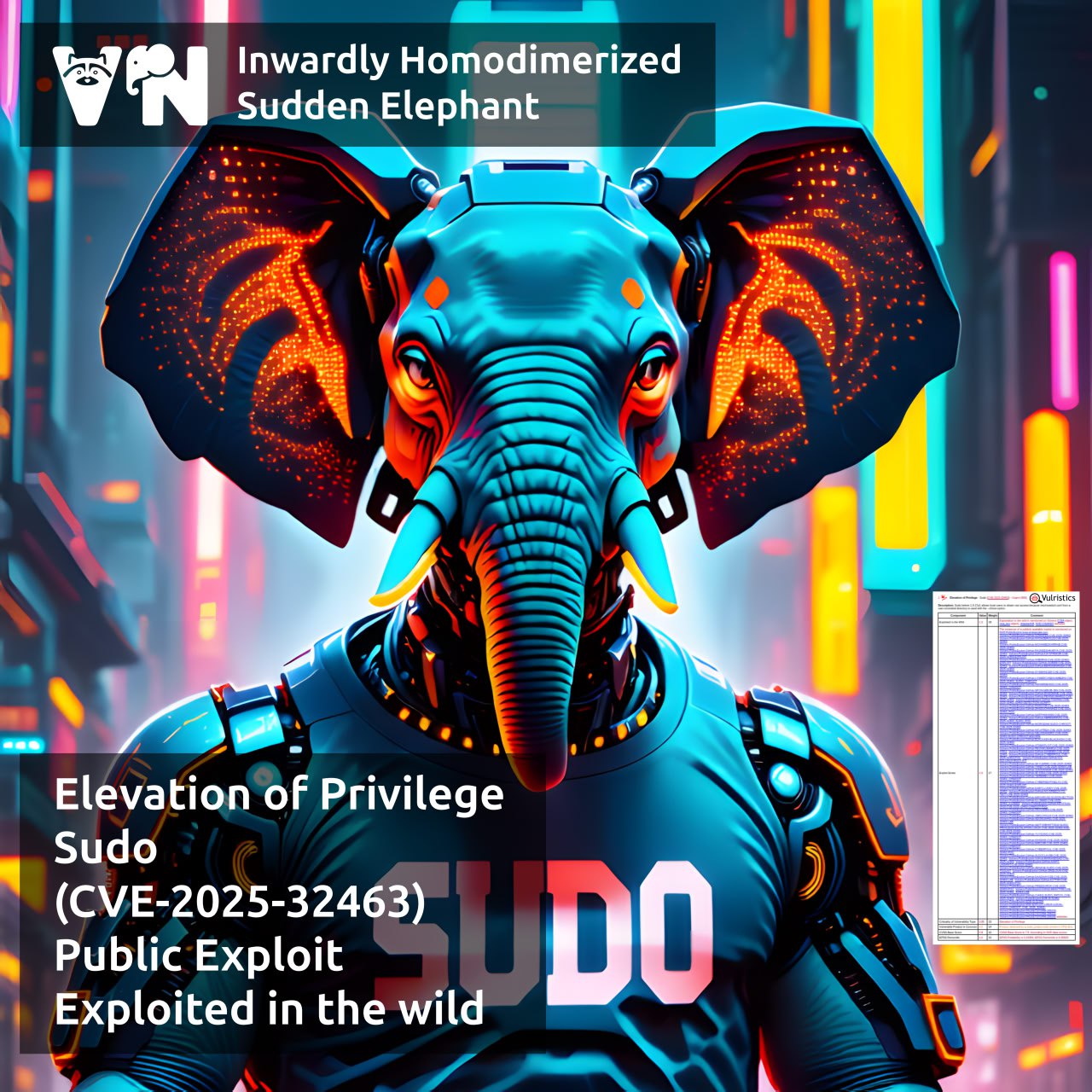 Про уязвимость Elevation of Privilege - Sudo (CVE-2025-32463)