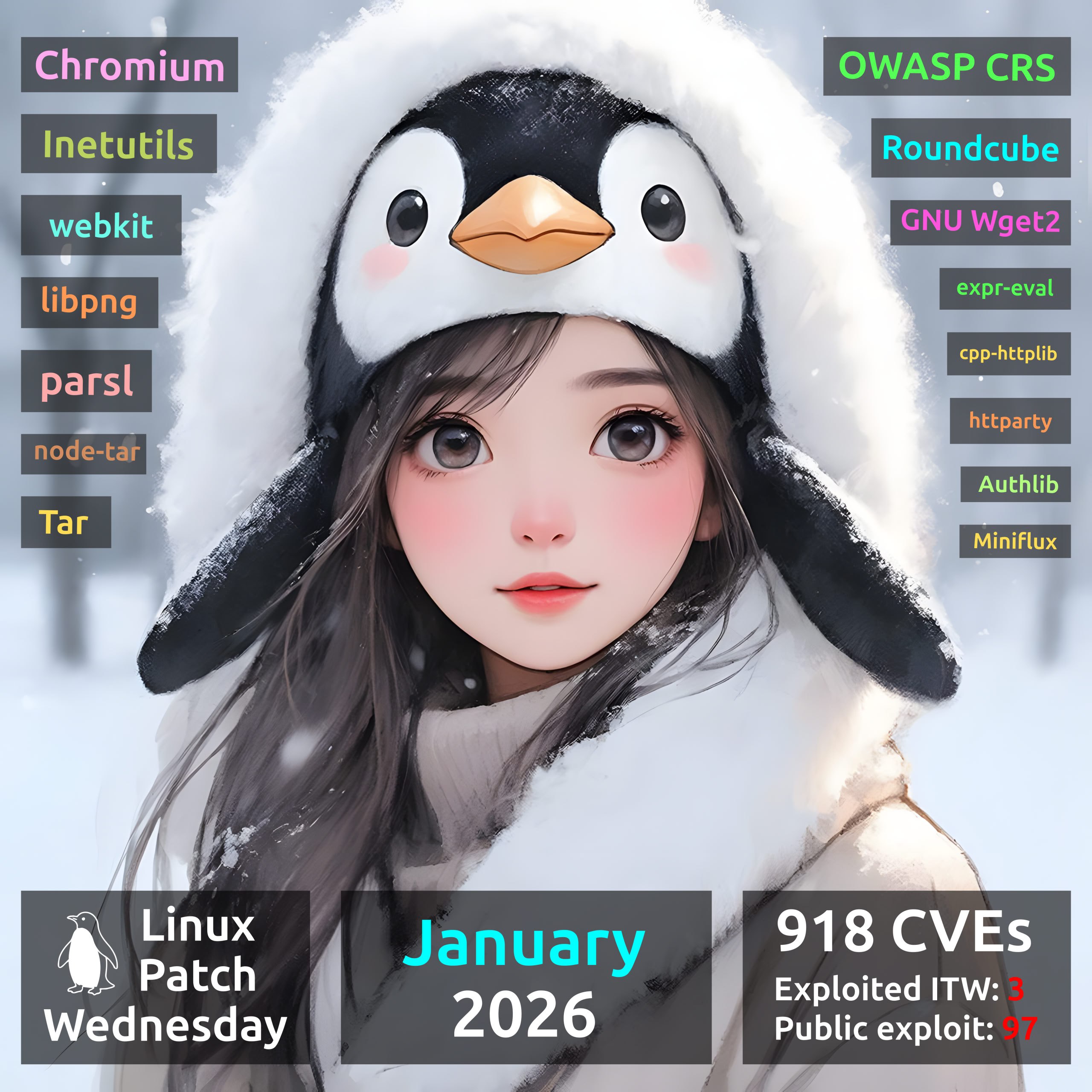 Январский Linux Patch Wednesday