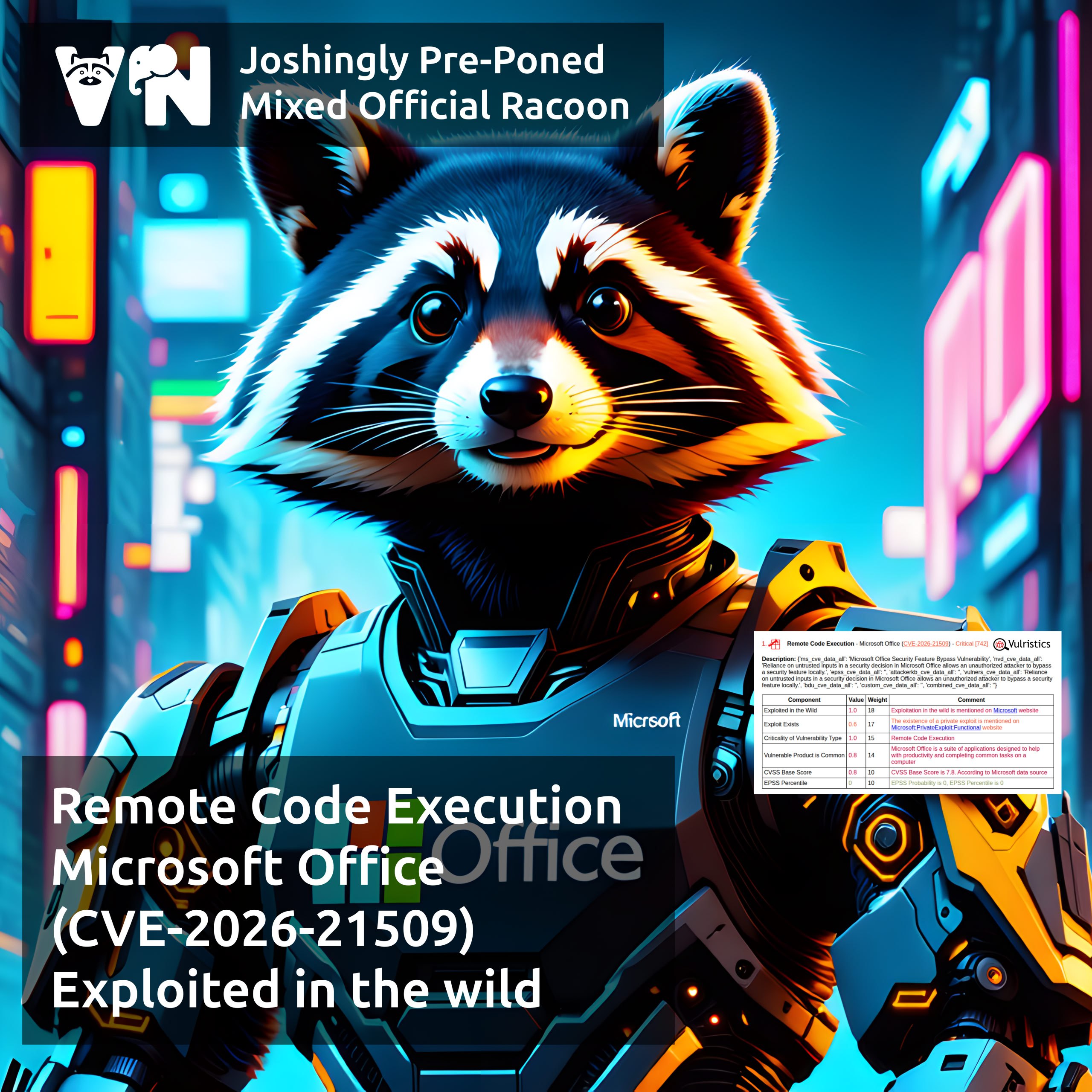 Про уязвимость Remote Code Execution - Microsoft Office (CVE-2026-21509)