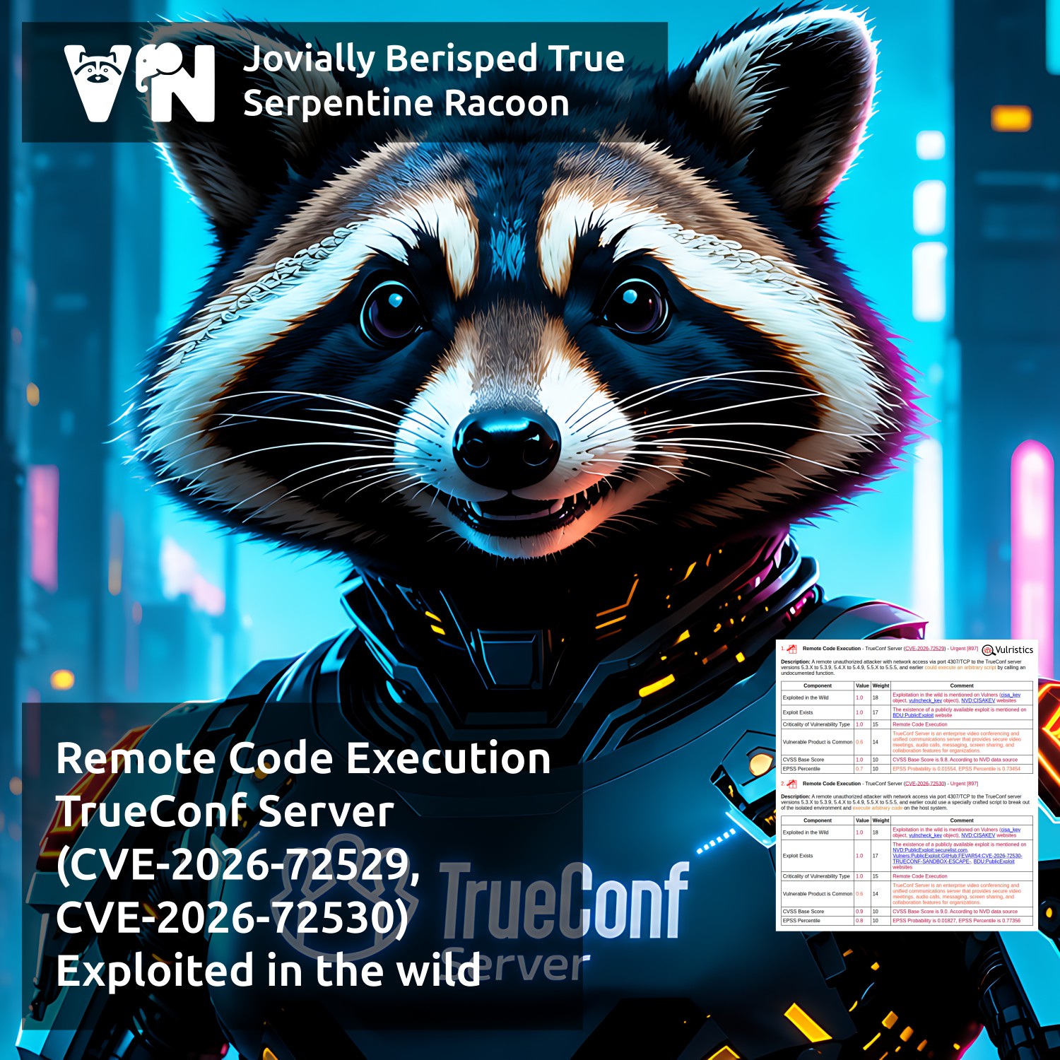 Про уязвимость Remote Code Execution - TrueConf Server (CVE-2026-72529, CVE-2026-72530)